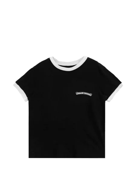 Tricou Chrome Hearts cu imagine cu motiv cu inimi negru
