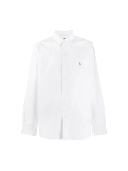 Koszula Polo Ralph Lauren z długim rękawem z twillu biała