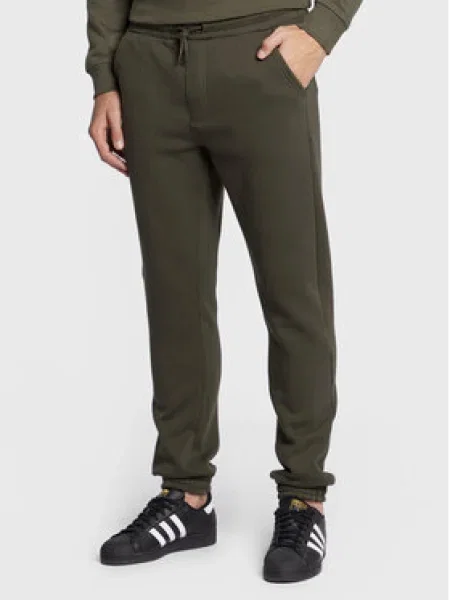 BLEND Nohavice Downton tmavozelená khaki