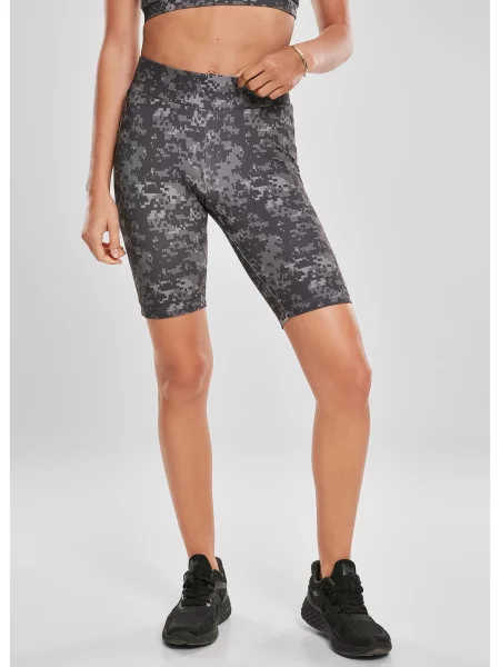 Kolarki Urban Classics z wysoką talią w kamuflażu czarne