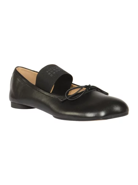 Maison Margiela baleriny skórzane czarny