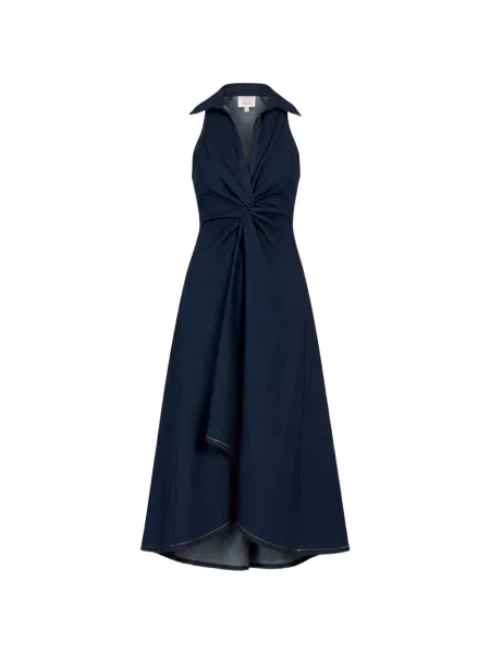 Rochie din denim Cinq A Sept albastru