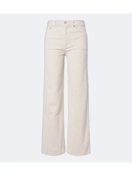 Pantaloni Agolde alb