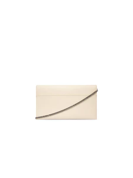 PATRIZIA PEPE Pisemska torbica bela