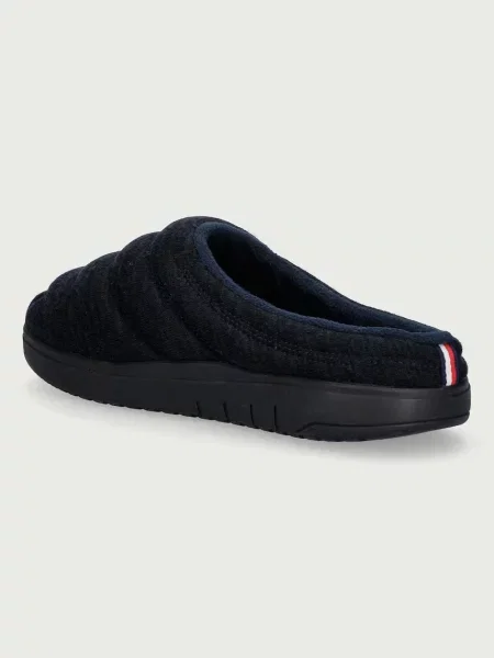 Tommy Hilfiger kapcie PREMIUM COMFORT HOUSE SHOE granatowe