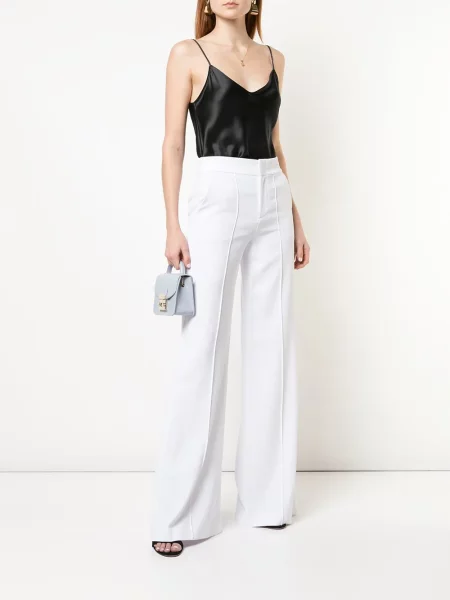 Kelnės Alice + Olivia balta