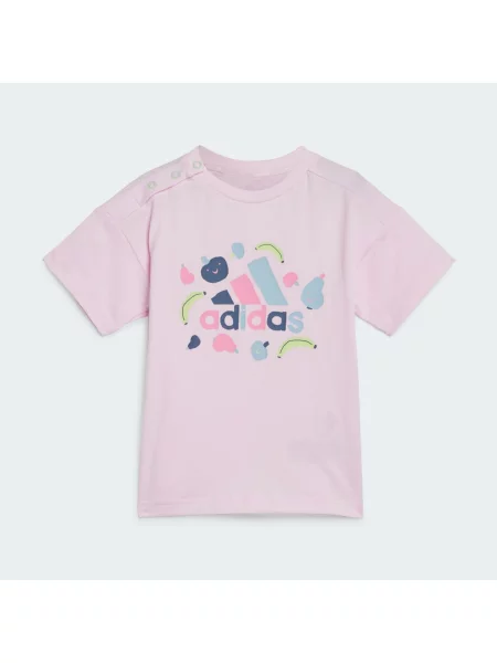 Koszulka dziecięca Adidas różowa