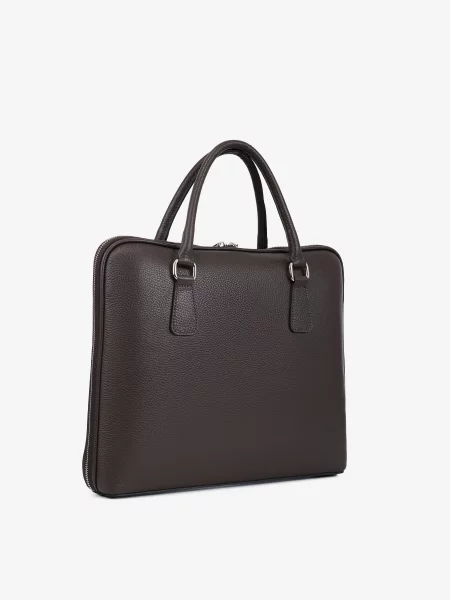 Кожаная сумка Regina Notte коричневая