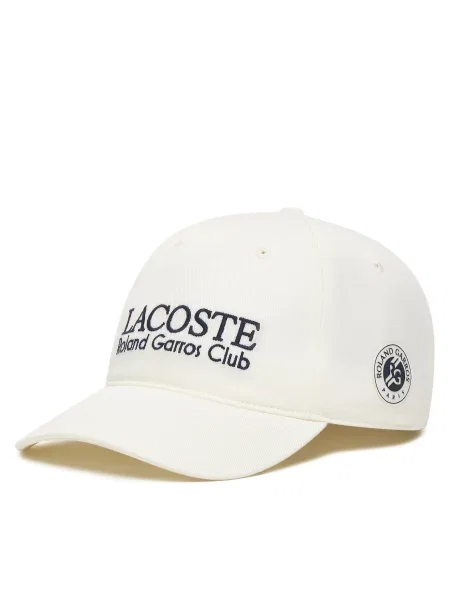 Șapcă Lacoste alb