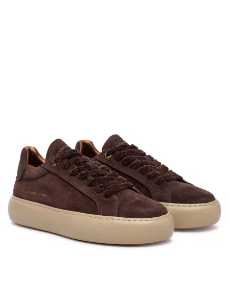 Sneakersy Alexander Smith brązowe