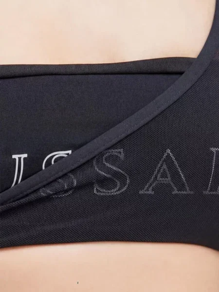 Top Trussardi cu un umăr gol negru