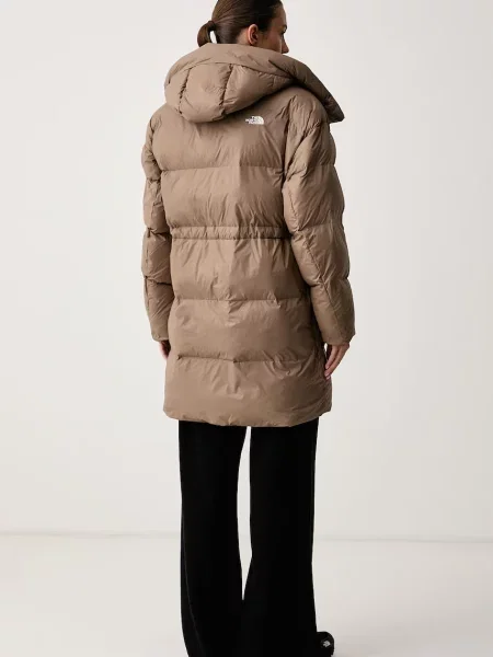 Jacket The North Face Puffer Oversize Parka Garnet L brązowa