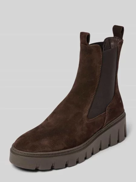 Buty chelsea z naturalnej skóry ze skóry bydlęcej Tamaris