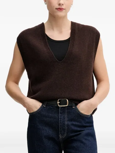 Vestă Sandro Ferrone maro