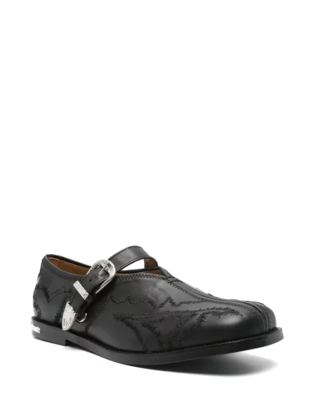 Pantofi loafer Toga Virilis cu broderie negru