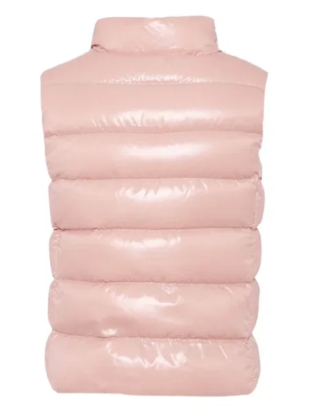 Πουπουλένιο γιλέκο Moncler Enfant ροζ