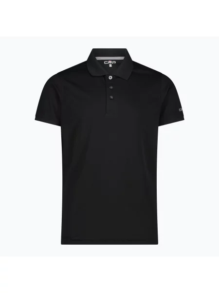 Polo tričko CMP Polo nero/cemento černé