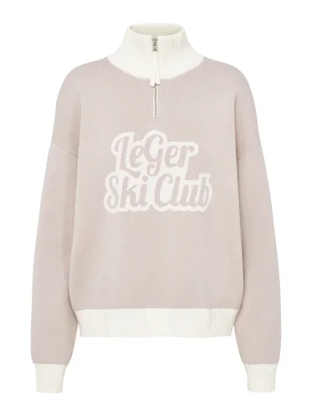 LeGer by Lena Gercke Pulover Charis grej alb