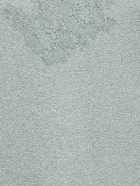 Lung top Ermanno Scervino din dantelă verde