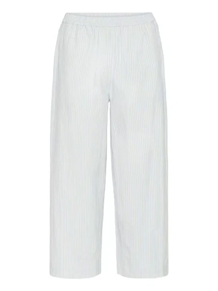 Kaffe Pantaloni KANaya albastru pastel alb