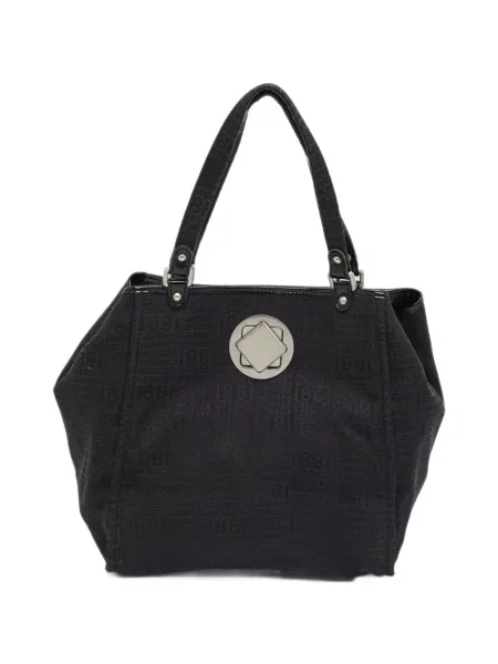 Geantă shopper Cerruti 1881 din jacard negru