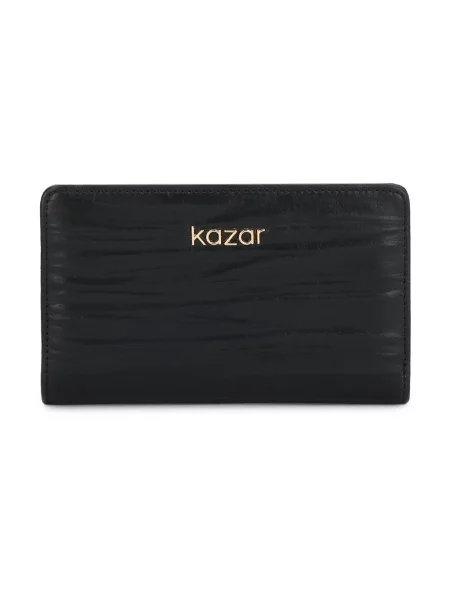 Portfel Kazar skórzany czarny