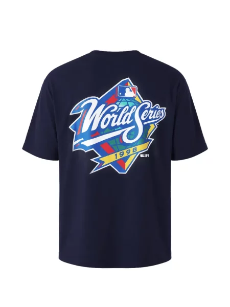 Scurt tricou New Era Cap cu imagine albastru