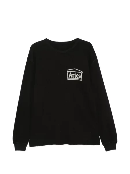 Tricou Aries tricotate negru