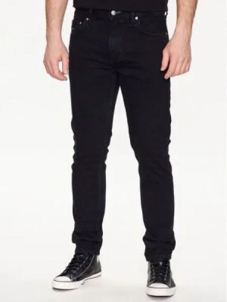 Tommy Hilfiger Blugi THXSM THE SHAWN STR HERO BLACK | Straight fit negru