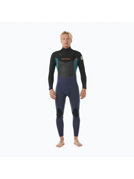 Мъжки неопренов костюм за плуване Rip Curl Dawn Patrol Chest Zip purple night синьо