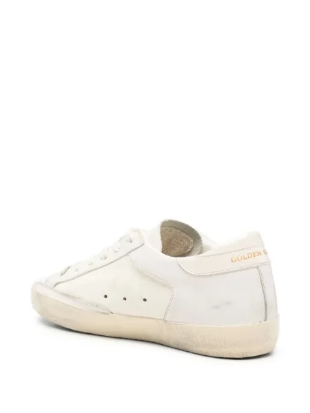 Sneakerși Golden Goose din piele alb