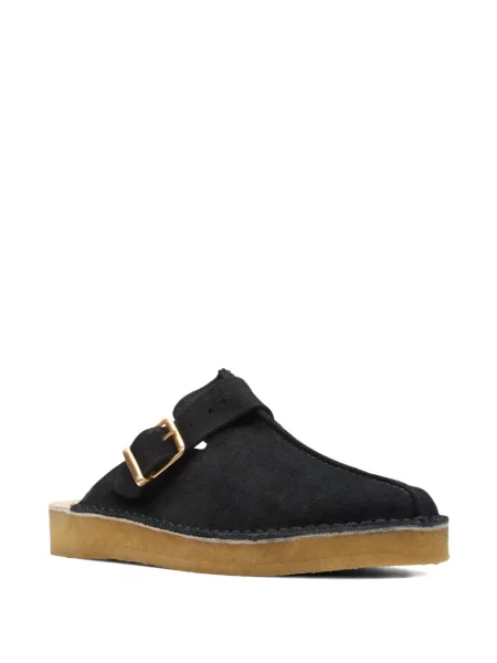 Papuci tip mules Clarks Originals negru