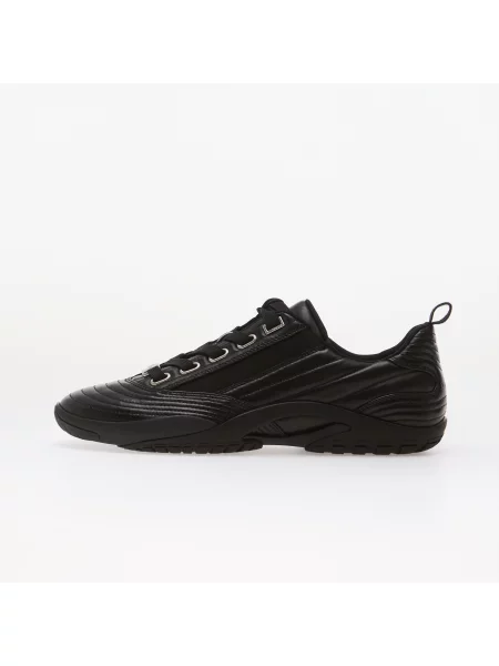 Sneakers Lanvin New Soccer Lace Up Leather Black EUR 45 negru