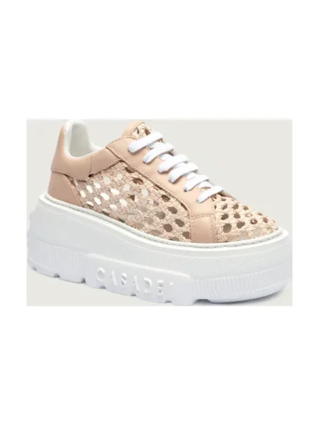 Casadei Sneakers VERSILIA cu adaos de piele bej