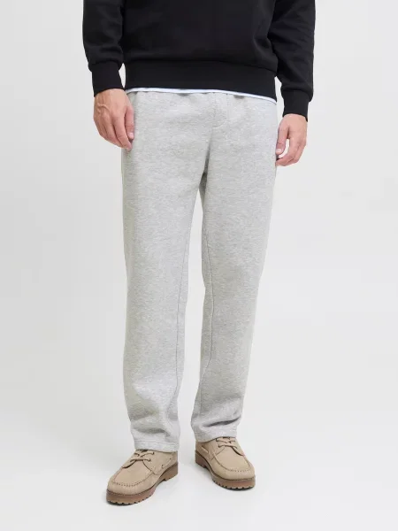 JACK & JONES Nohavice JPSTKANE BRADLEY melírovaná sivá