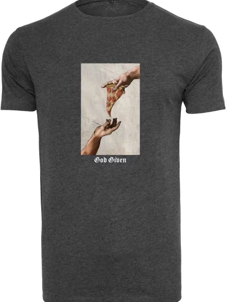 Тениска Mister Tee сиво