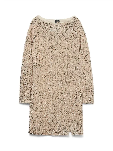 VERO MODA Rochie de cocktail VMBella piatră gri