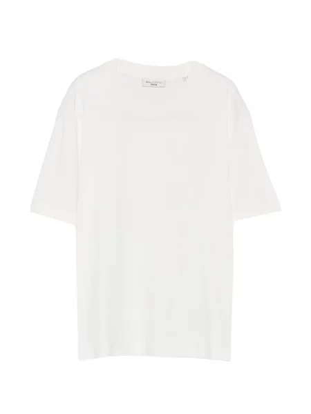 Tricou polo Marc O'polo cu decolteu rotund alb
