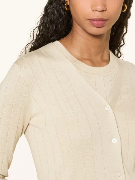 Mm By Max Mara Svetr Briose Z Hedvábí béžová