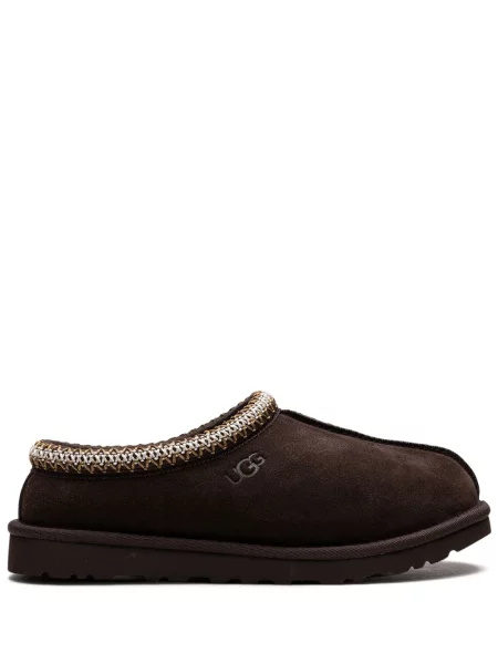 Papuci de casă Ugg din piele de căprioară maro
