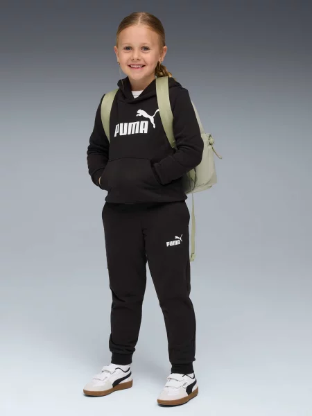 Дитячий Спортивний костюм PUMA Ess Logo Sweat Suit комбінований верх чорний