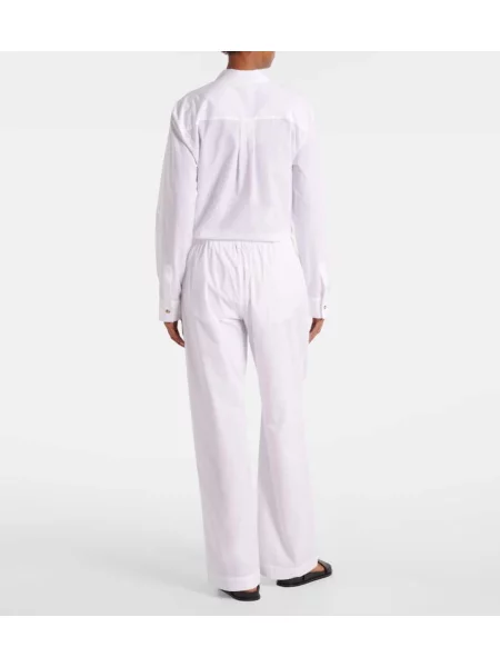 Pantaloni Asceno alb