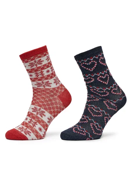 Pieces Довгі шкарпетки Jia Кольоровий