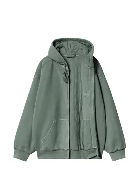 Geacă Carhartt Wip cu autograf verde