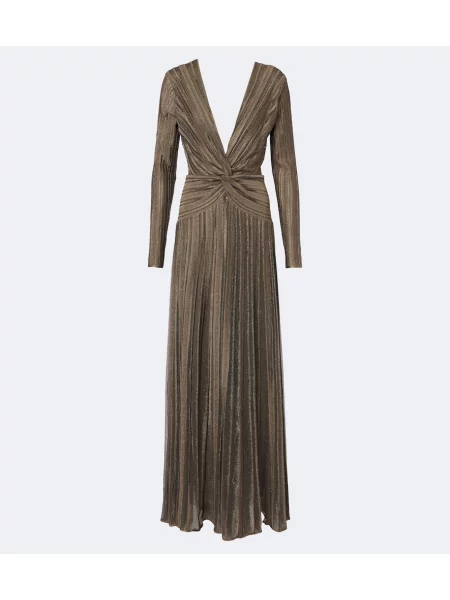 Rochie Ralph Lauren Collection de mătase bej