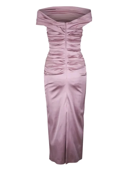 Rochie Talbot Runhof din satin de costum roz