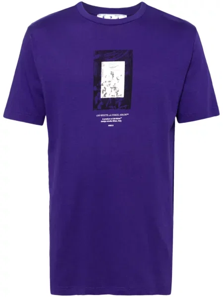 Grafic tricou Off-white cu imagine