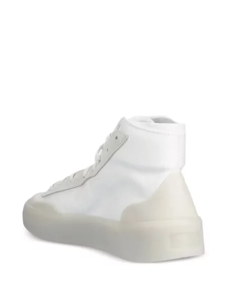 Sneakersy Adidas Terrex w paski z nadrukiem skórzane czarne