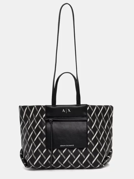 Чанта Armani Exchange черно