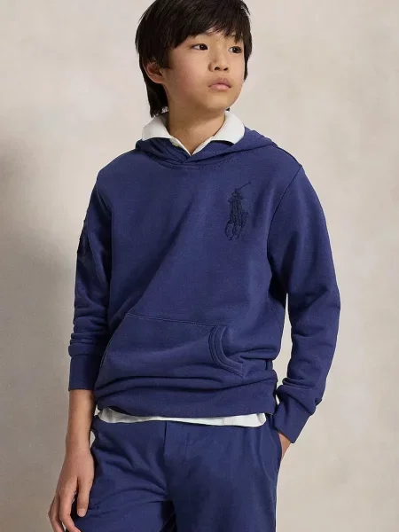 Polo Ralph Lauren кофта з капюшоном дитяча з бавовною